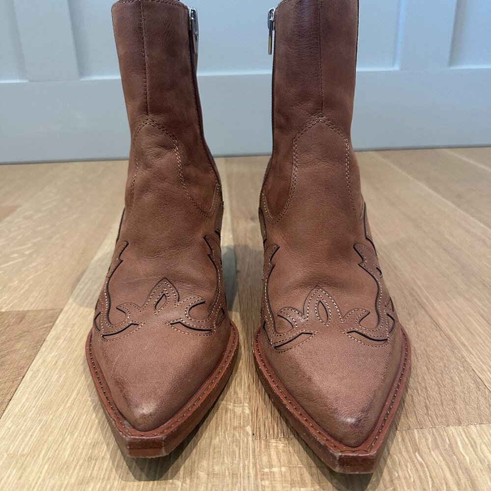 Dolce Vita Ramson Western Cowboy Booties Sz 8.5
